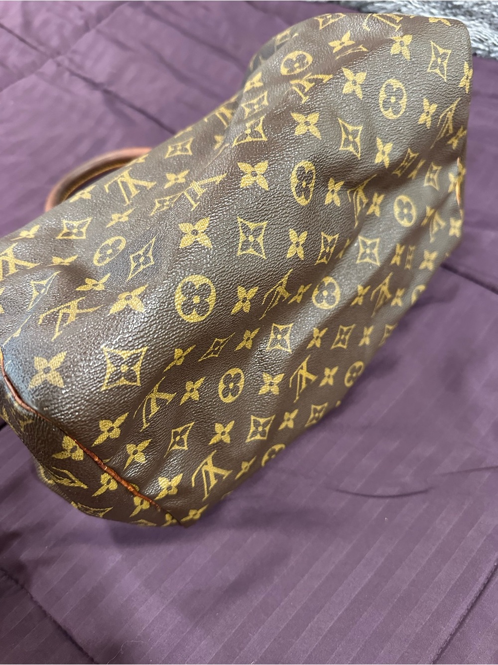 Louis Vuitton Monogram Canvas Satchel with Vachetta Leather Trim - Picture 2 of 11